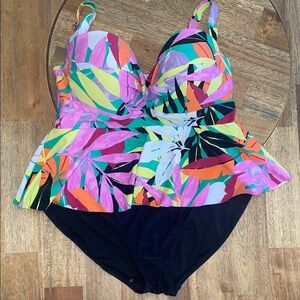 Terra & Sky Tropical One-Piece Swimsuit